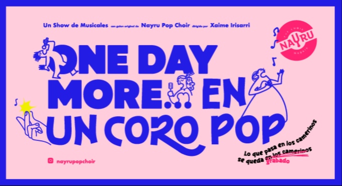 Cartel del espectáculo One Day More… En Un Coro Pop