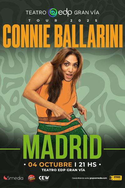 Cartel del espectáculo Connie Ballarini Tour 2025