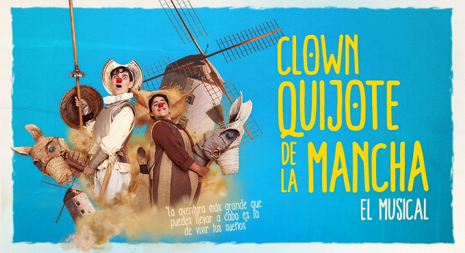 Cartel del espectáculo Clown Quijote de La Mancha