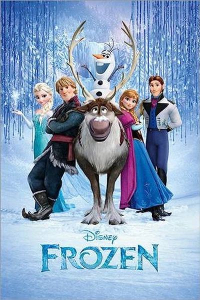 Cartel del espectáculo Frozen