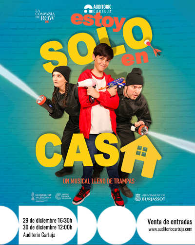 Cartel del espectáculo ESTOY SOLO EN CASA