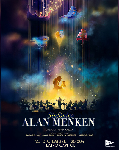 Cartel del espectáculo Sinfónico Alan Menken