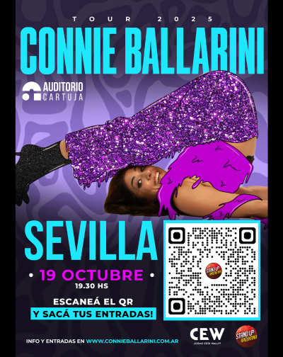 Cartel del espectáculo Connie Ballarini Tour 2025