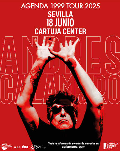 Cartel del espectáculo Andrés Calamaro - Agenda 1999 Tour 2025