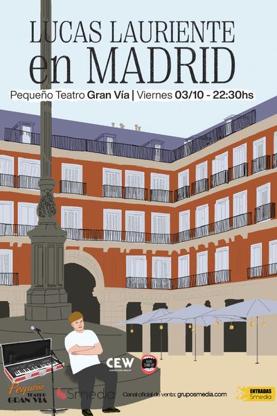 Cartel del espectáculo Lucas Lauriente
