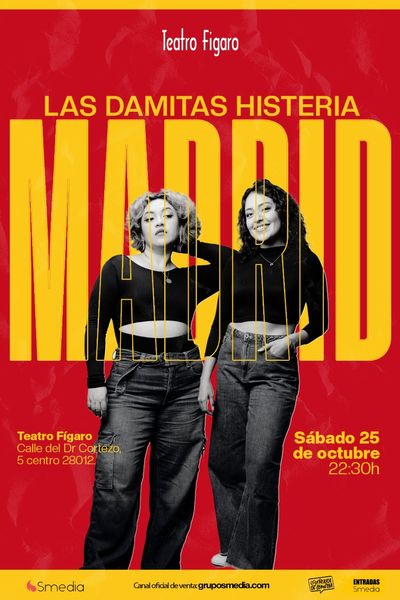 Cartel del espectáculo Las Damitas Histeria
