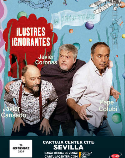 Cartel del espectáculo Ilustres Ignorantes - World Tour 2025
