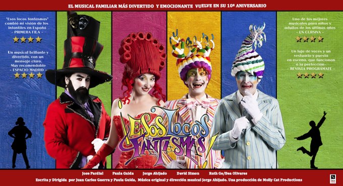 Cartel del espectáculo Esos Locos Fantasmas