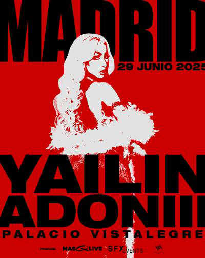 Cartel del espectáculo Yailin La Más Viral + Adoniii