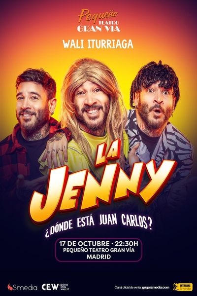 Cartel del espectáculo La Jenny, ¿Dónde Está Juan Carlos?