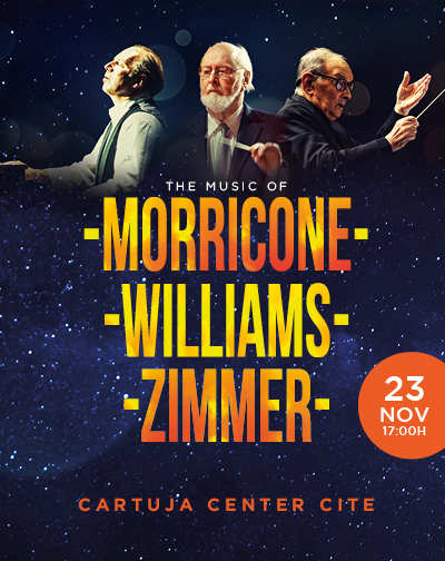 Cartel del espectáculo The Music of Morricone, Zimmer & Williams
