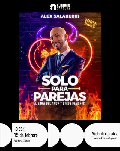 Cartel del espectáculo Sólo Para Parejas - Alex Salaberri