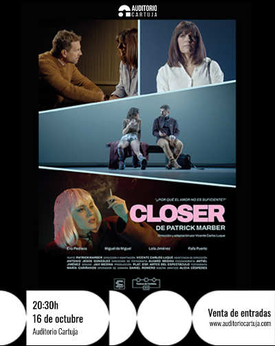 Cartel del espectáculo Closer