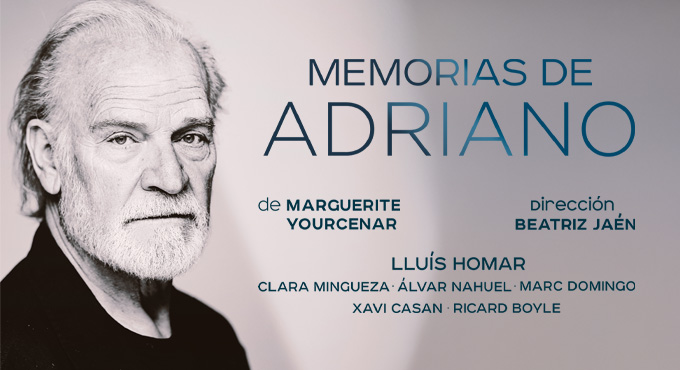 Cartel del espectáculo Memorias de Adriano