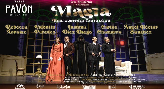 Cartel del espectáculo Magia, Una Comedia Fantástica
