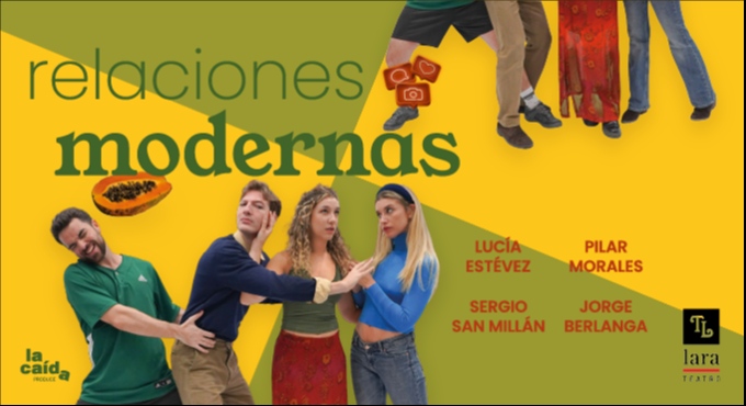 Cartel del espectáculo Relaciones Modernas