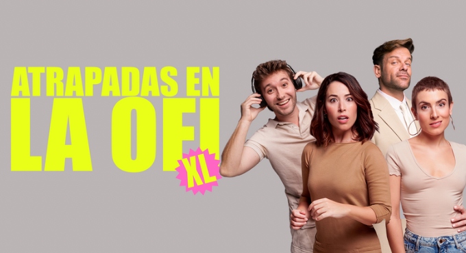 Cartel del espectáculo Atrapadas en la ofi
