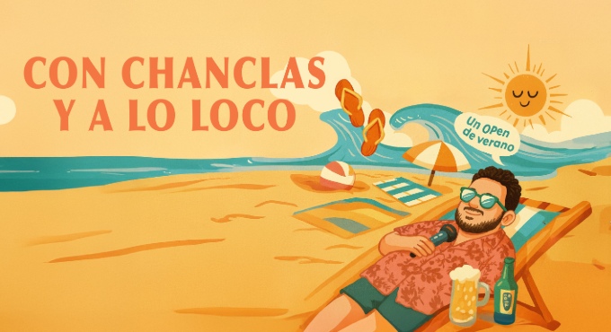 Cartel del espectáculo Con Chanclas y a Lo Loco