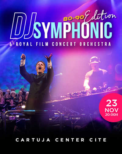 Cartel del espectáculo DJ Symphonic & Royal Film Concert Orchestra: 80s & 90s Edition