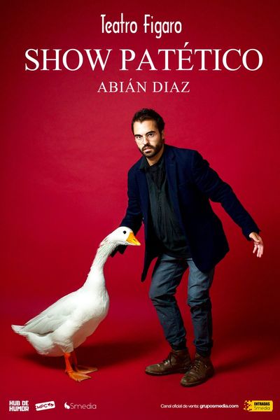 Cartel del espectáculo Show Patético - Abian Díaz.