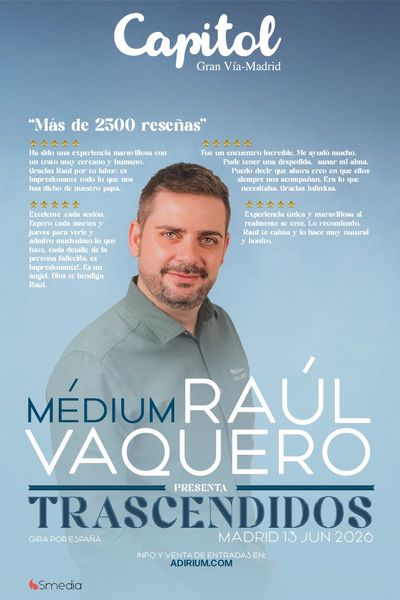 Cartel del espectáculo Trascendidos - Raúl Vaquero