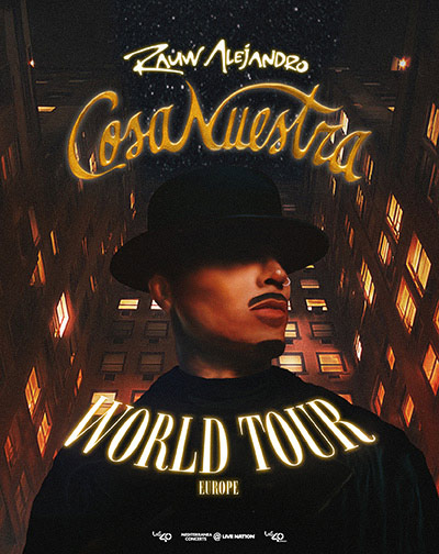 Cartel del espectáculo Rauw Alejandro - Cosa Nuestra World Tour VIP