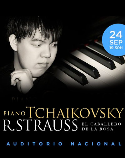Cartel del espectáculo Tchaikovski Piano 1 R.Strauss