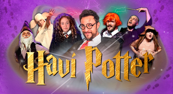 Cartel del espectáculo Havi Potter y la Comedia Musical