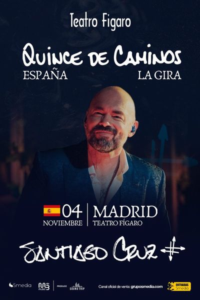 Cartel del espectáculo Santiago Cruz