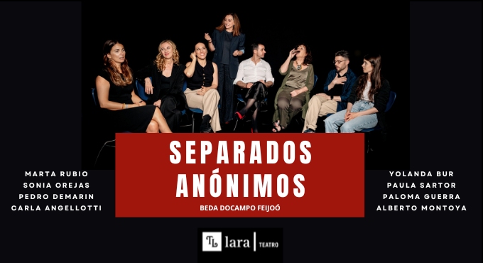 Cartel del espectáculo Separados Anónimos
