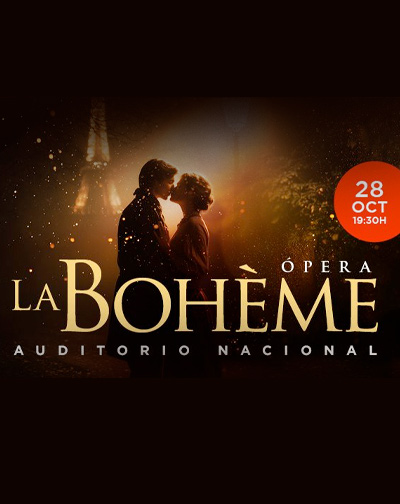 Cartel del espectáculo Ópera La Bohéme De Puccini