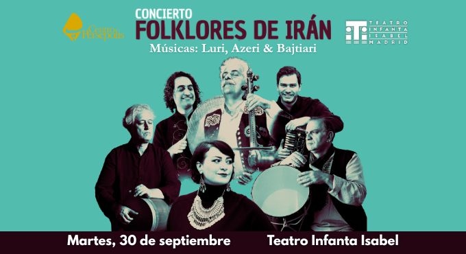 Cartel del espectáculo Folklores de Irán
