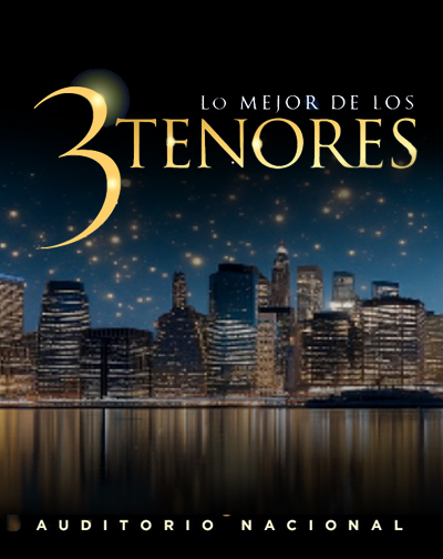 Cartel del espectáculo Lo Mejor de los Tres Tenores