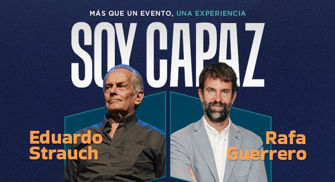Cartel del espectáculo Soy Capaz - Eduardo Strauch y Rafa Guerrero