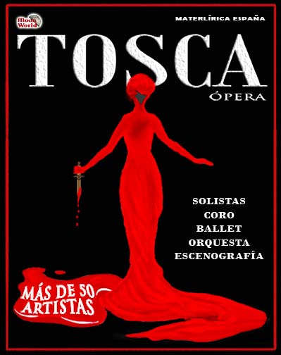 Cartel del espectáculo Tosca Ópera
