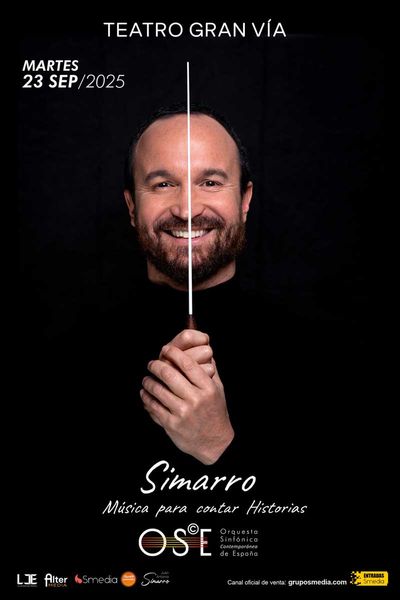 Cartel del espectáculo Simarro - Música Para Contar Historias