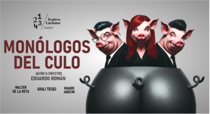 Cartel del espectáculo Monólogos del Culo