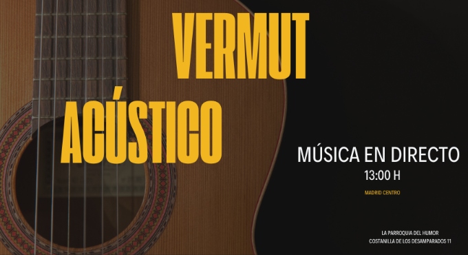 Cartel del espectáculo Vermut Acústico
