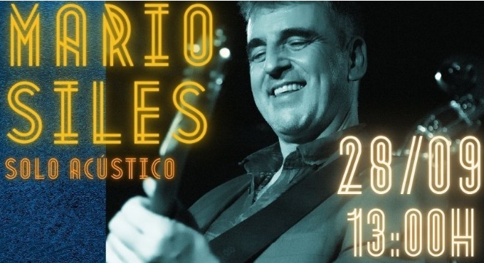 Cartel del espectáculo Mario Siles en Acústico