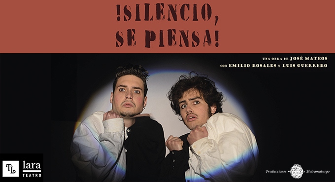 Cartel del espectáculo ¡Silencio, se piensa!