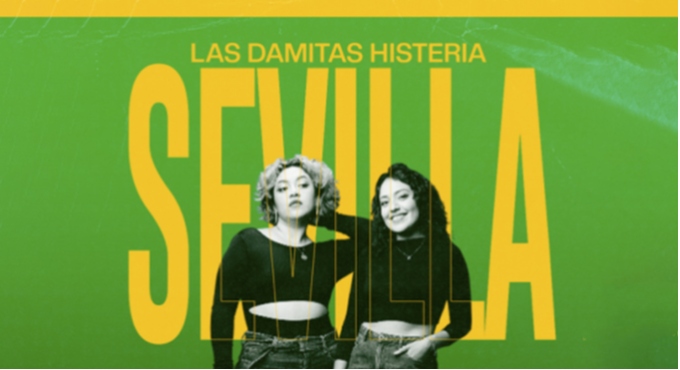 Cartel del espectáculo Las Damitas Histeria