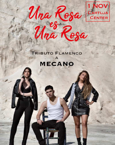 Cartel del espectáculo Una Rosa Es Una Rosa - Tributo Flamenco A Mecano