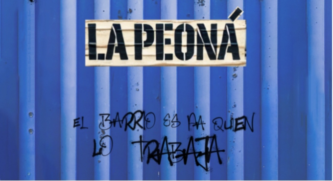Cartel del espectáculo La Peoná
