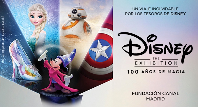 Cartel del espectáculo Disney: The Exhibition