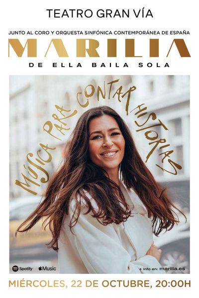 Cartel del espectáculo Marilia - Música para Contar Historias