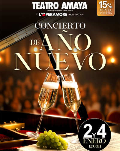 Cartel del espectáculo Concierto de Año Nuevo