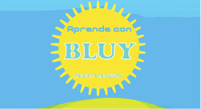 Cartel del espectáculo Aprende con Bluy, Tributo Musical