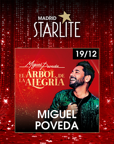 Cartel del espectáculo Miguel Poveda - Starlite Madrid