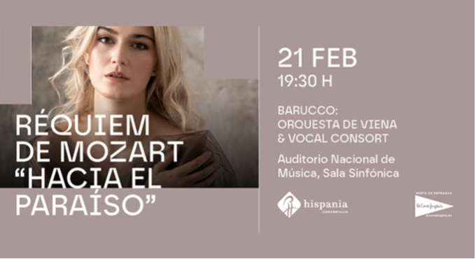 Cartel del espectáculo Réquiem de Mozart - Hacia el Paraíso