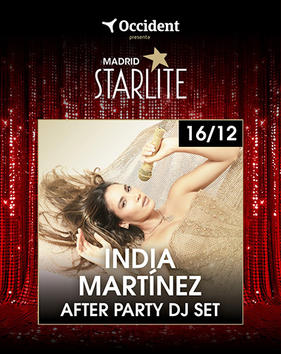 Cartel del espectáculo India Martínez After Party DJSet - Starlite Madrid